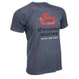 Throwin Stones Vintage Tee | Asham Curling Apparel | Asham Curling Supplies