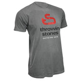 Throwin Stones Vintage Tee | Asham Curling Apparel | Asham Curling Supplies