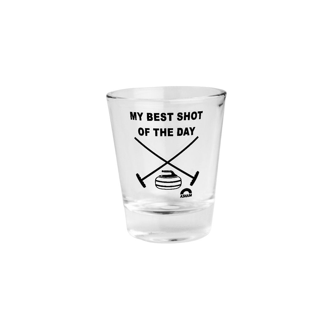 Shot Glass Asham Curling Novelties Asham Curling Supplies Asham Curling Supplies 1227