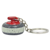 3D Asham Curling Rock Keychain