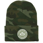 Throwin Stones Knit Toque Camo