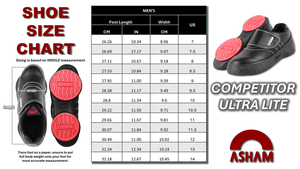 Competitor Ultra Lite Men's Curling Shoes - RDS | Asham – Asham Curling ...