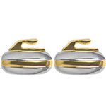 Curling Rock Stud Earrings GS