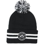 Throwin Stones Knit Pom Pom Toque