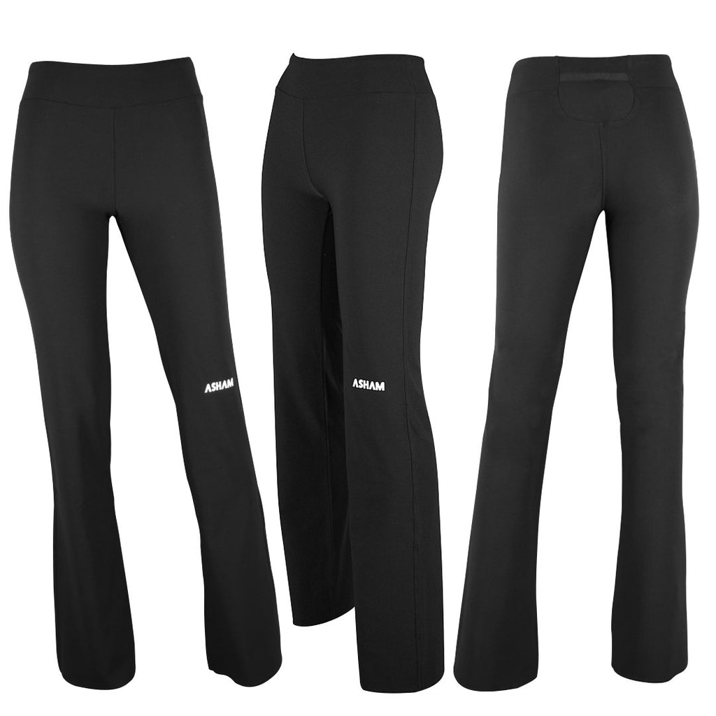 Bootcut Yoga Dress Pants, Back Pockets (Charcoal)