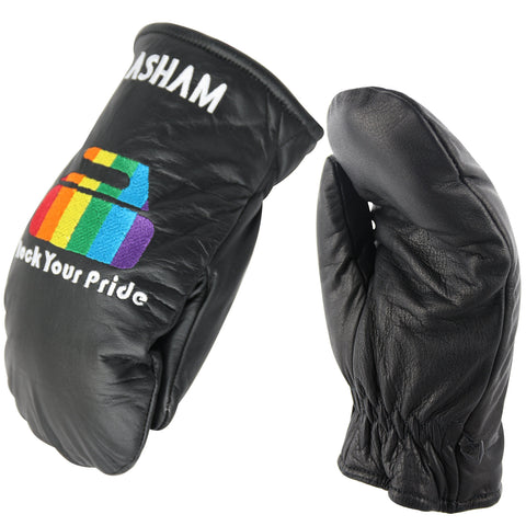 Curling Mitts Lambskin Rock Your Pride | Gloves & Mitts | Asham Curling Supplies