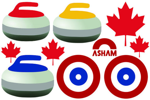 Temporary Curling Tattoos | Curling Novelties | Asham Curling Supplies